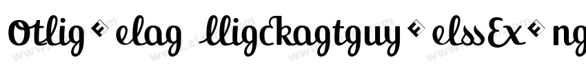 Olivea LigaturesFont字体转换